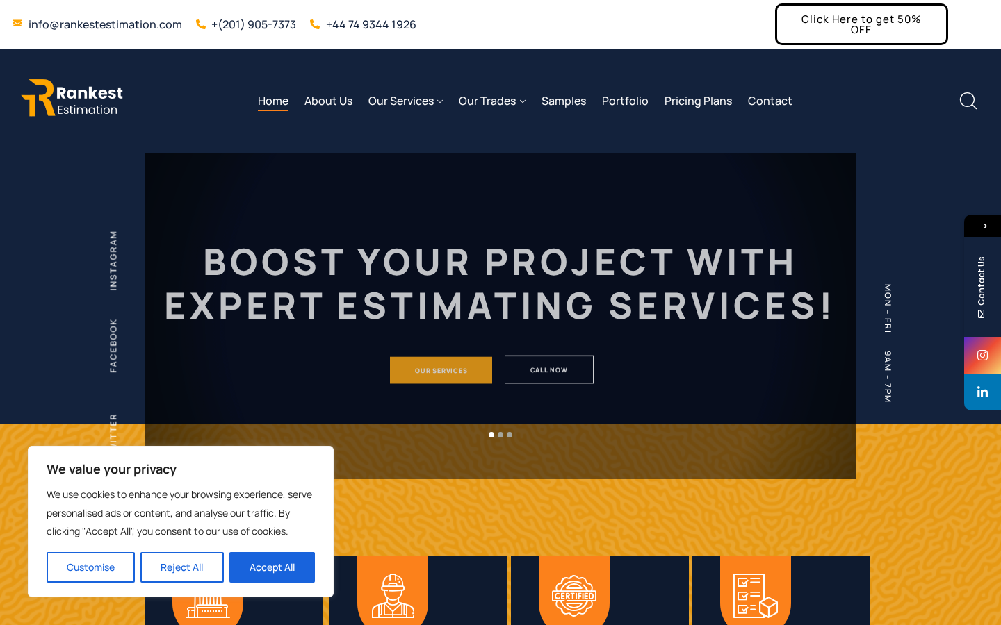 Rankest Estimation — Construction Estimating