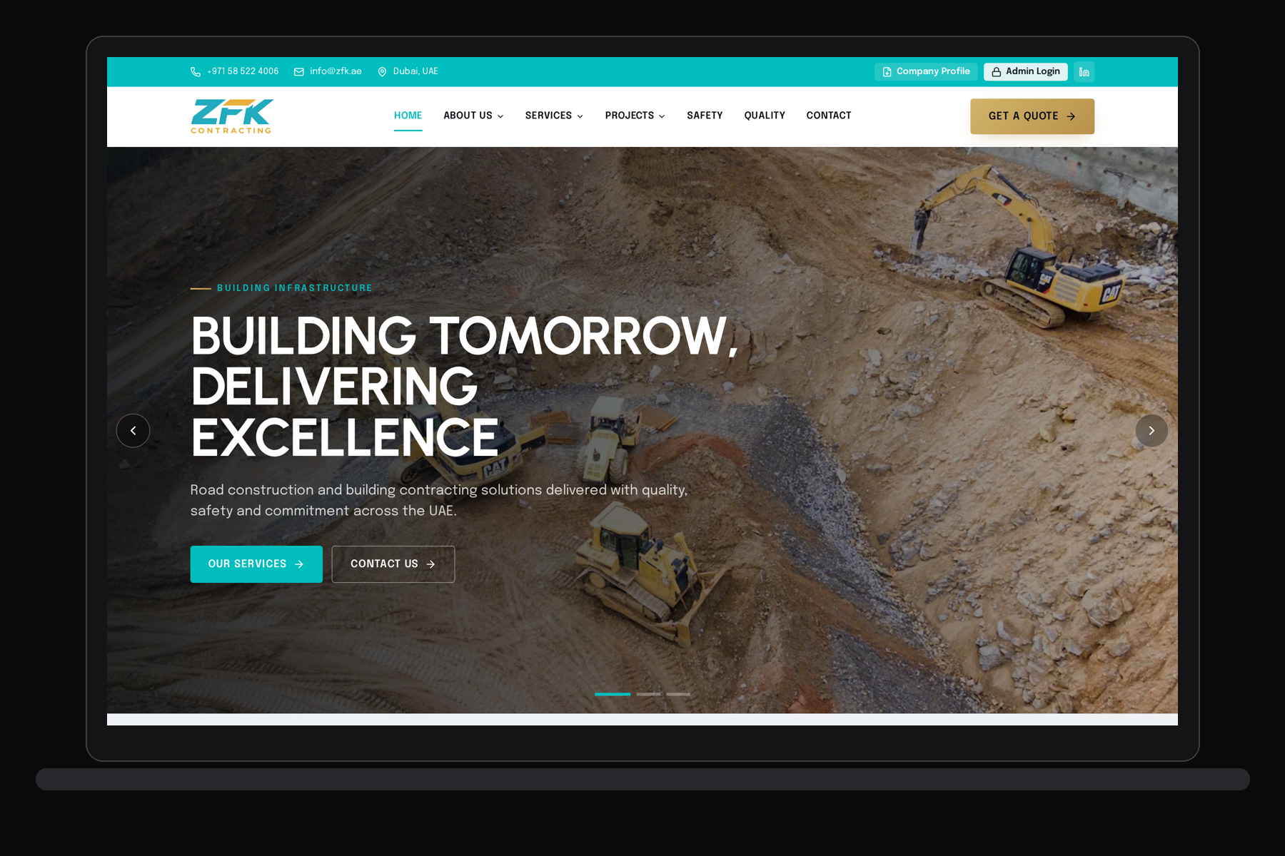 ZFK — UAE Corporate Website