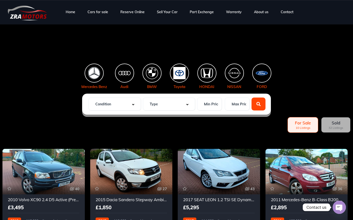 ZRA Motors — UK Auto Dealer