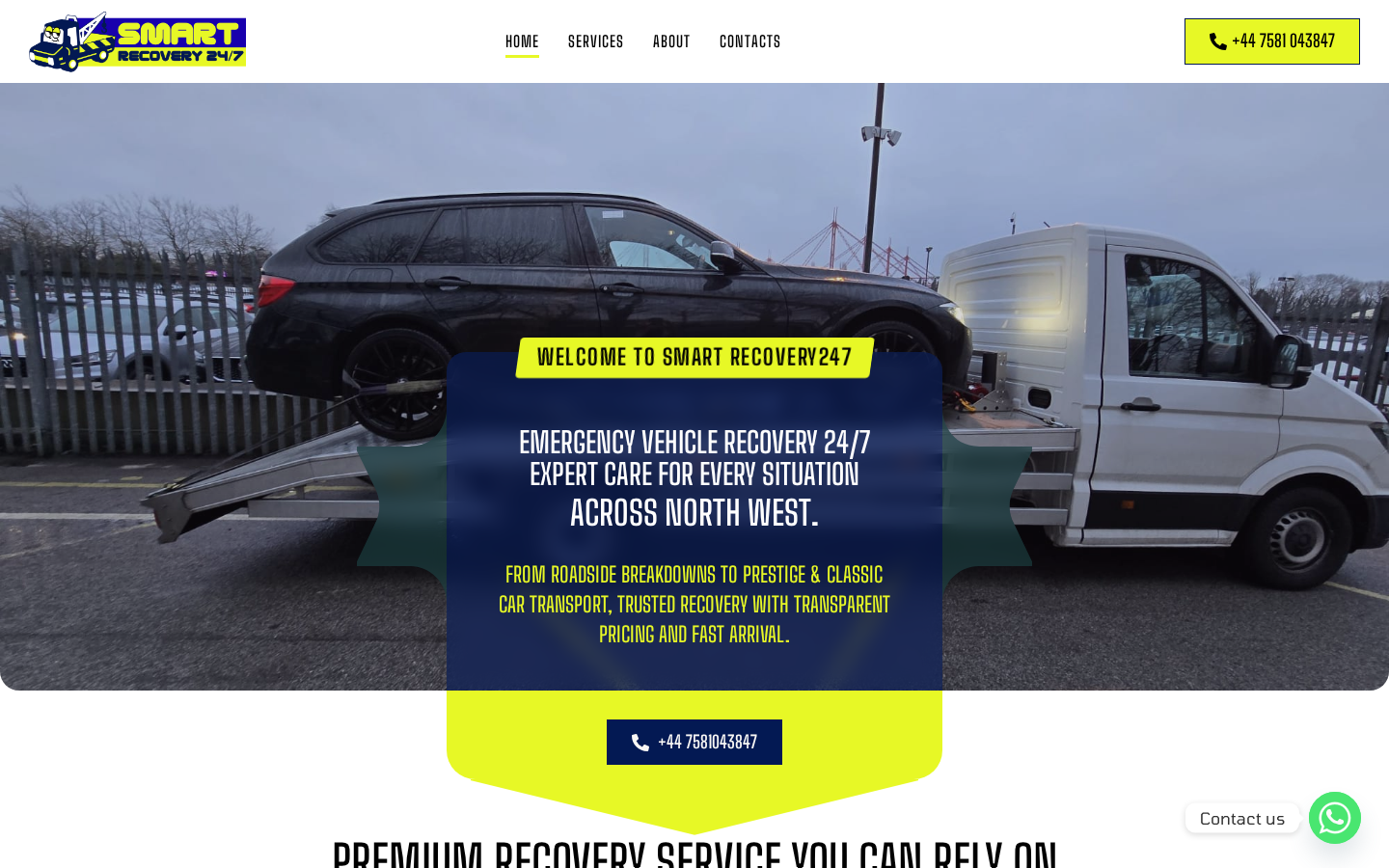 Smart Recovery 247 — 24/7 UK Recovery