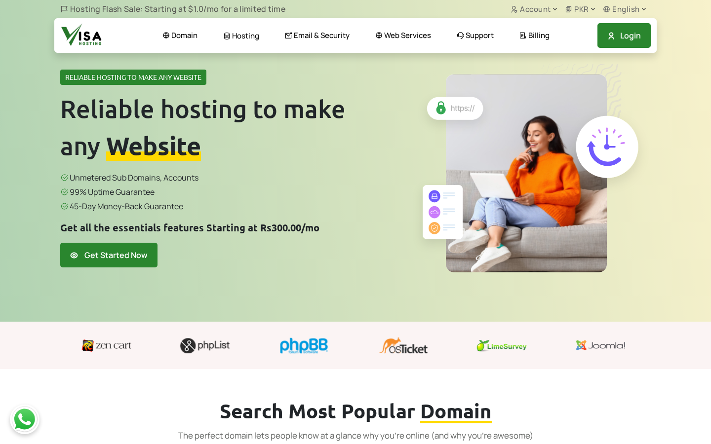 VisaHosting — Hosting & Domain SaaS