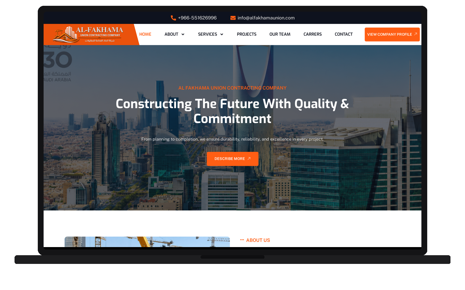 Al Fakhama Union — Premium Corporate Website