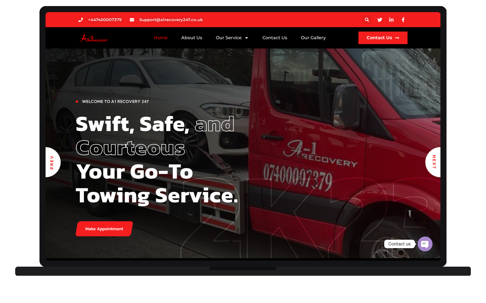 A1 Recovery 247 — UK 24/7 Vehicle Recovery