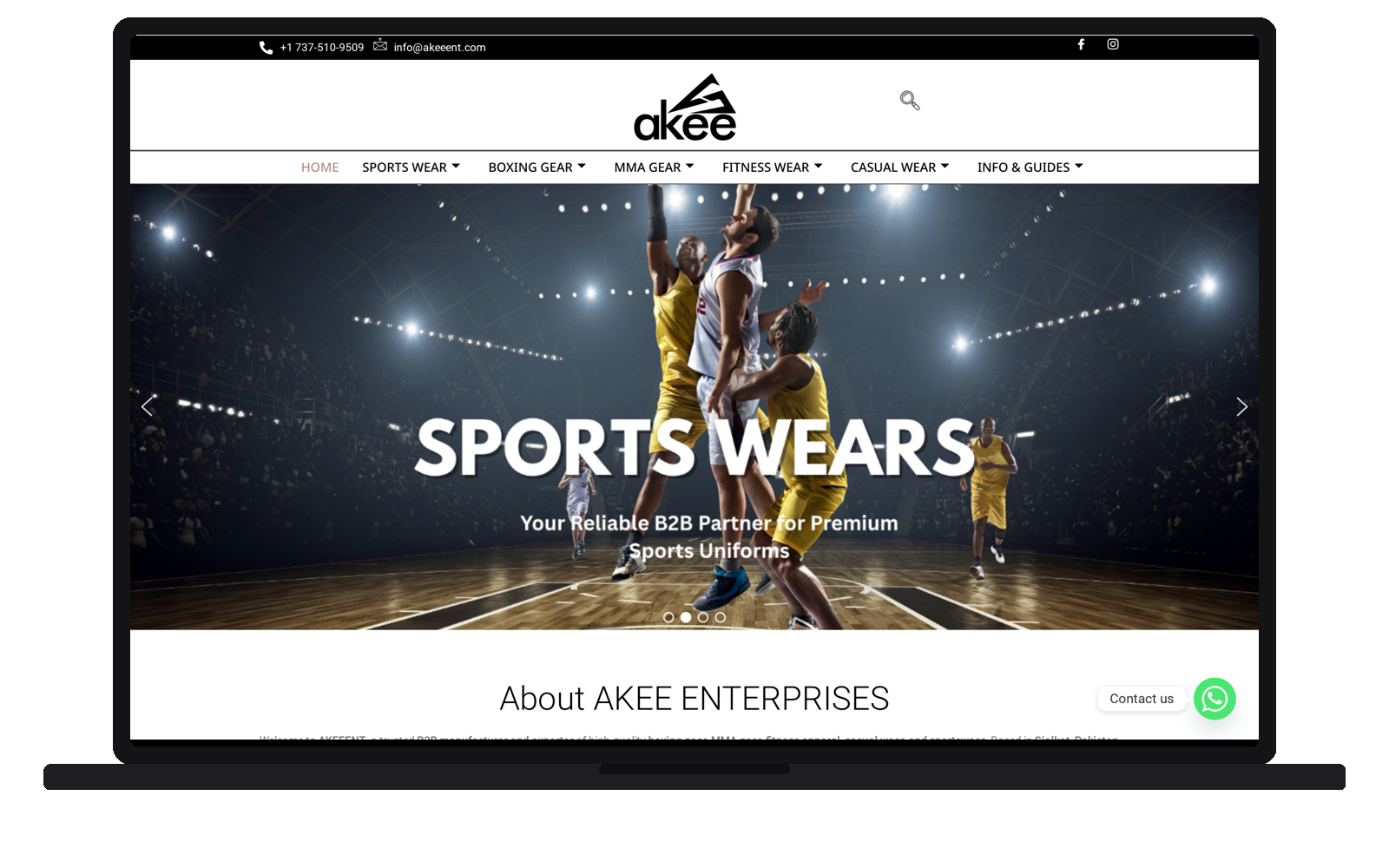 Akeeent — Modern Business Website