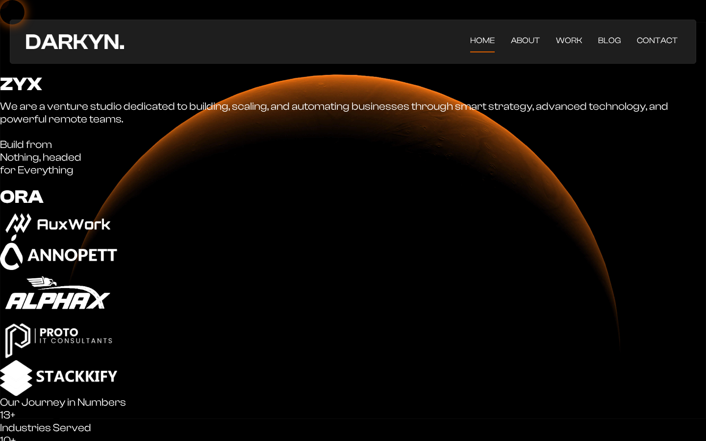 Zyxora Ltd — Corporate Brand Site